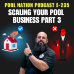 Picture of a guy pointing to Scaling your pool business part 3